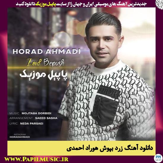 Horad Ahmadi Zard Bepush دانلود آهنگ زرد بپوش از هوراد احمدی